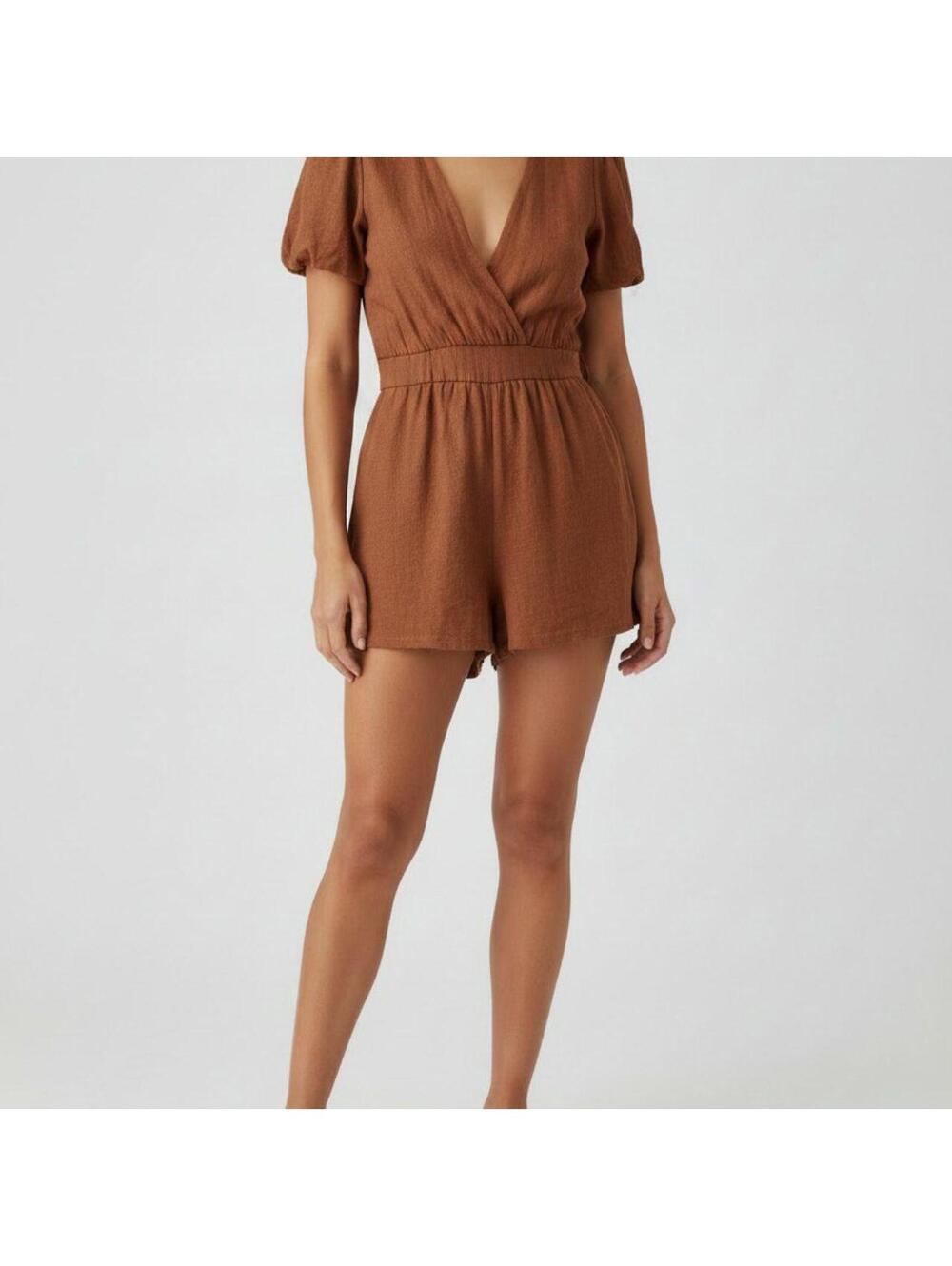 Burnt orange Romper